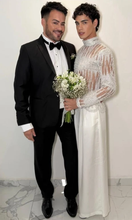 El casamiento de Sebastián Waizer y Blas.