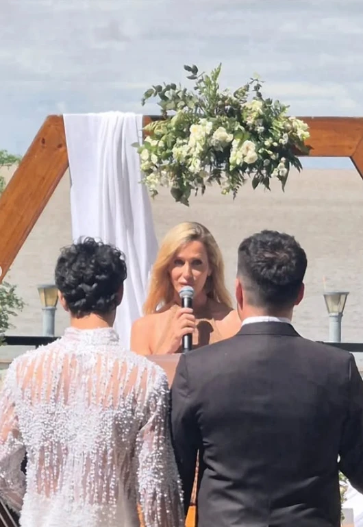 El casamiento de Sebastián Waizer y Blas.