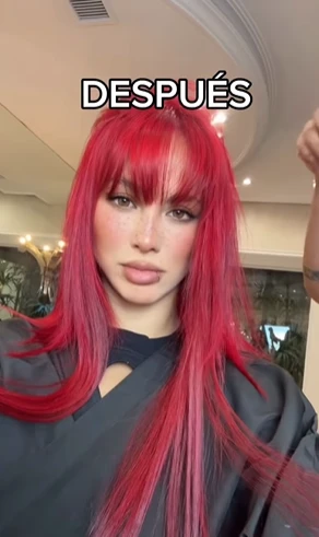 El cambio de look de Flor. Foto: captura.