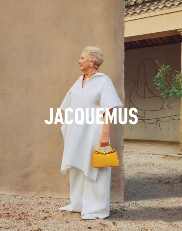 Liline Jacquemus, la abuela del diseñador se convierte en su nueva embajaora. 
