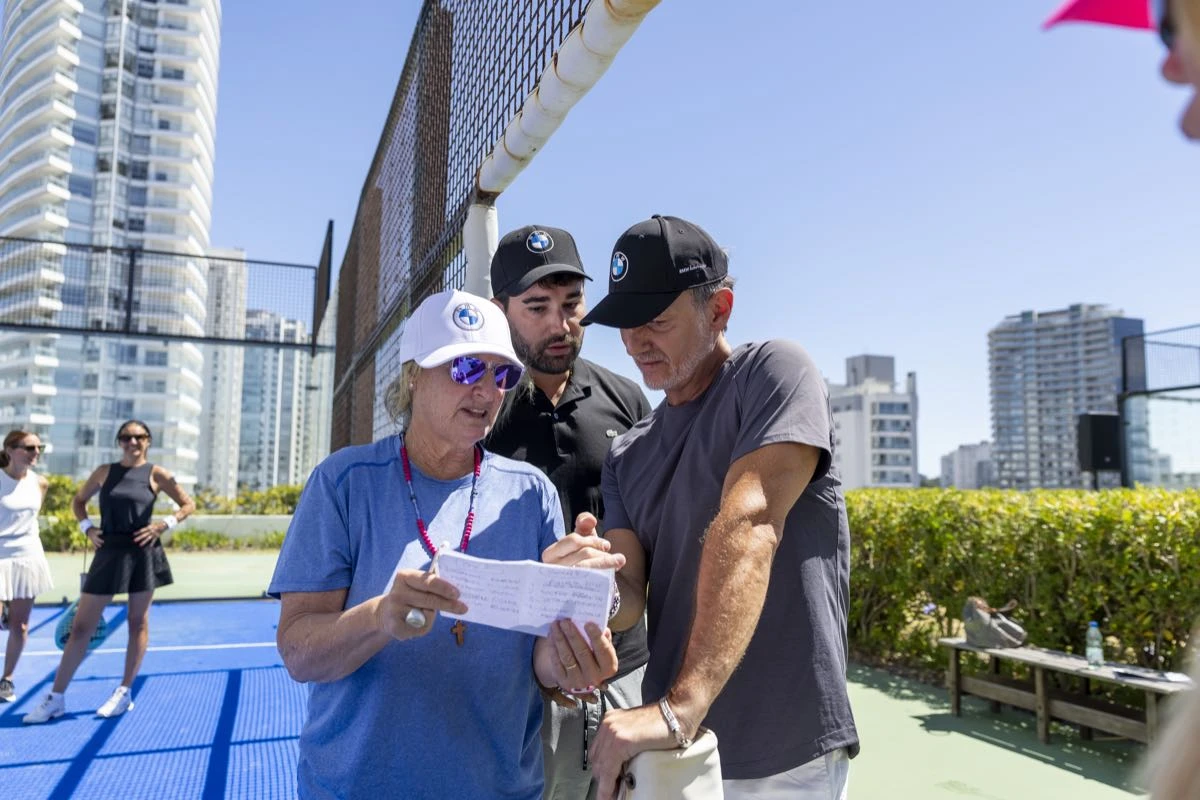 Ceso Baccigalupo, Leo Mateu y Felix Cubas, organizadores del torneo