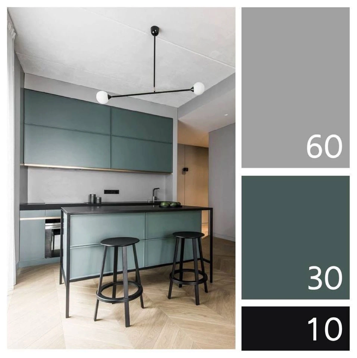 Un color domina, otro acompaña y el último acentúa.  