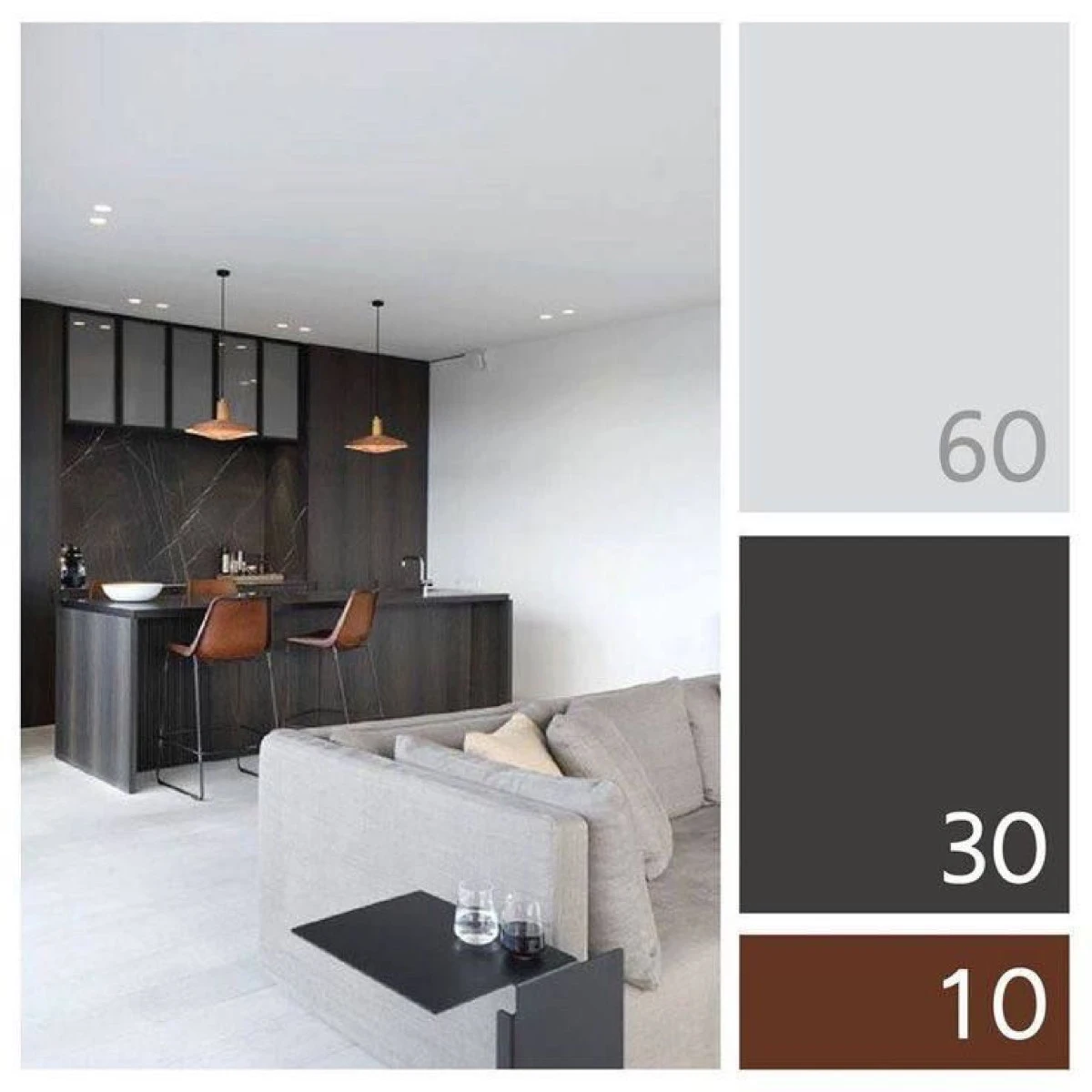 “No define que colores usar, sino en que cantidad usar cada uno”, indica la arquitecta Constanza Delgado. 