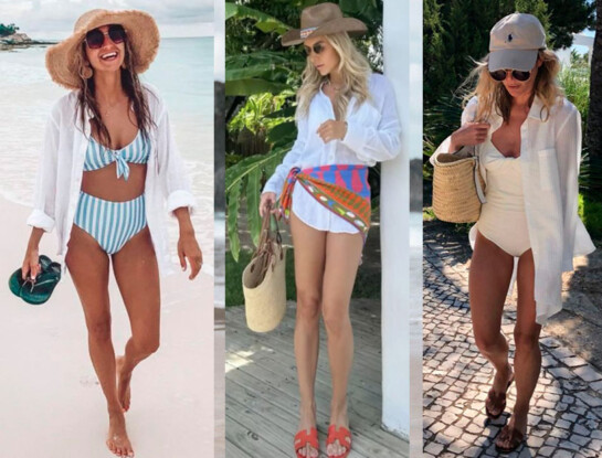 Secretos de la editora de moda: cómo armar un look de playa canchero con una prenda clave del placard