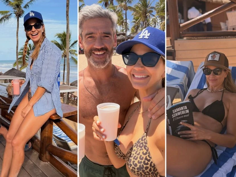 Playa, sol y familia: las vacaciones de Marcela Kloosterboer en Brasil