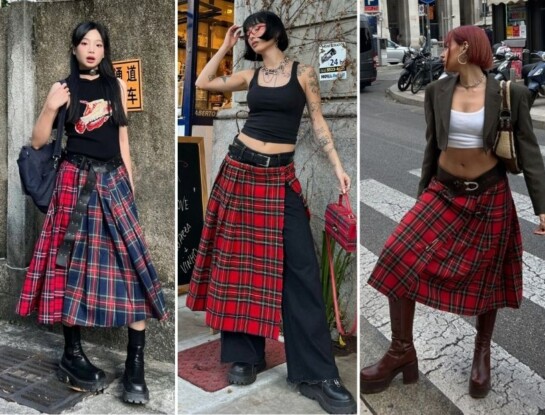 Guía de estilo: cómo lucir las tartan skirts, que marcan tendencia