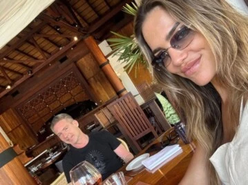 Amor, relax y Carmelo: los días de descanso de Rocío Robles y Adrián Suar