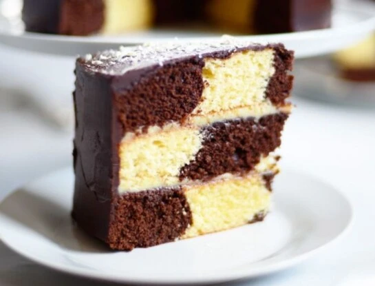 Torta ajedrez: la receta del pastel bicolor