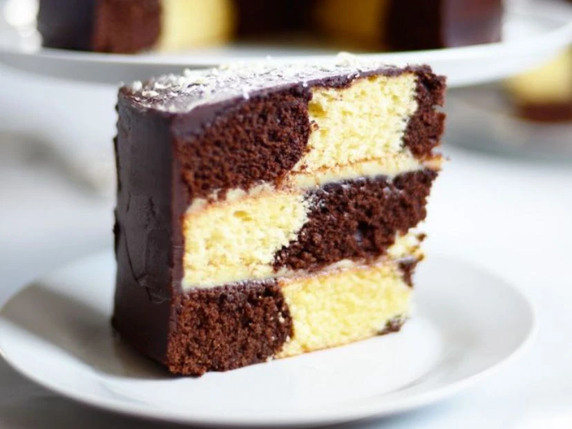 Torta ajedrez: la receta del pastel bicolor