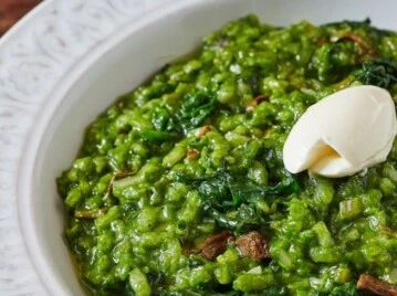 Risotto verde con espinaca: receta fácil y cremosa paso a paso