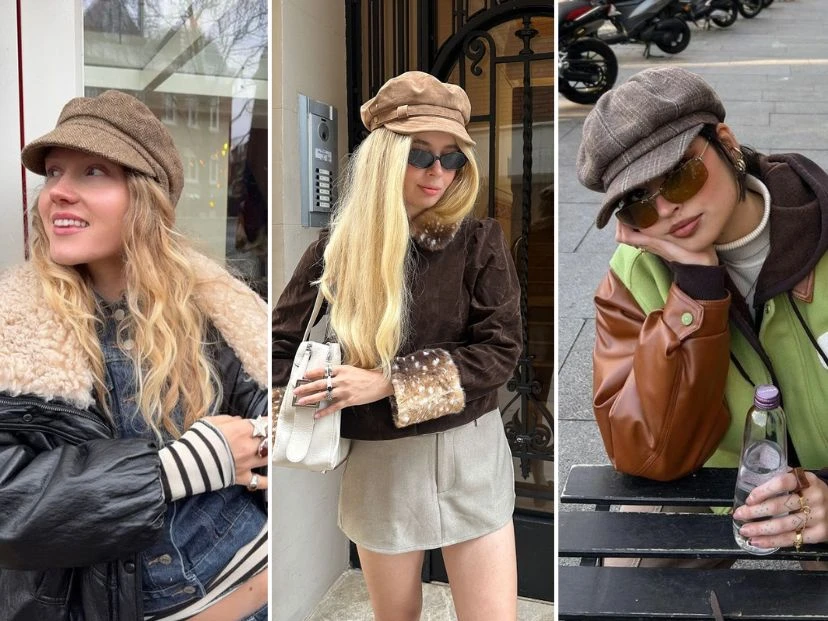 De TikTok a tu placard: cómo lucir los baker boy hats que marcan tendencia este invierno