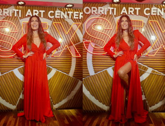 Flor de la V apostó al rojo y marcó tendencia en su debut en SEX