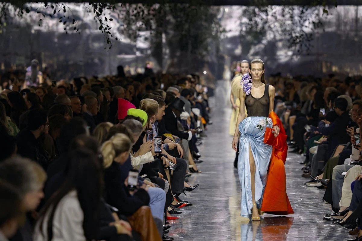 Desfile Christian Dior en Paris.