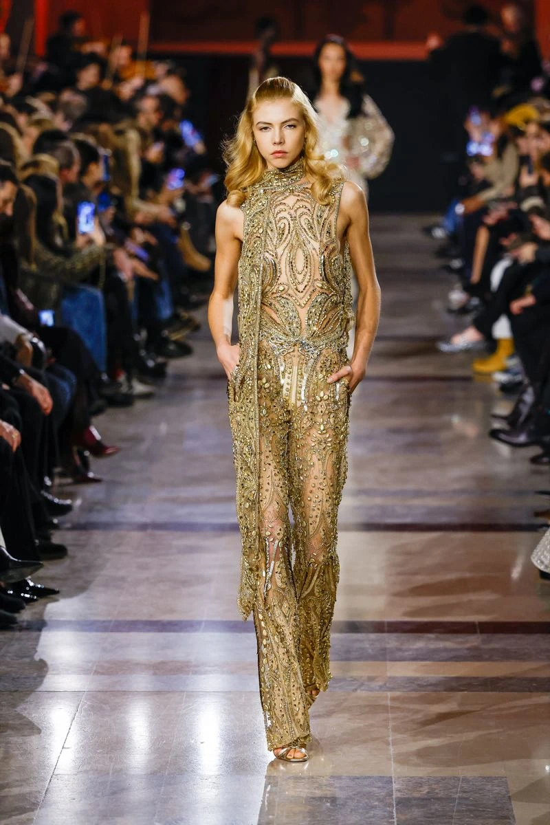 Desfile Elie Saab, colección Haute Couture primavera verano 2026