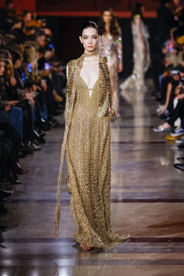 Desfile Elie Saab, colección Haute Couture primavera verano 2026