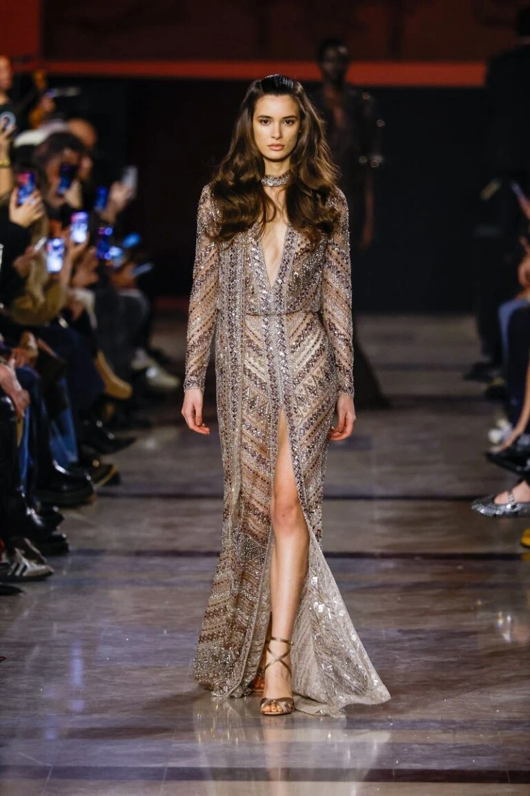 Desfile Elie Saab, colección Haute Couture primavera verano 2026