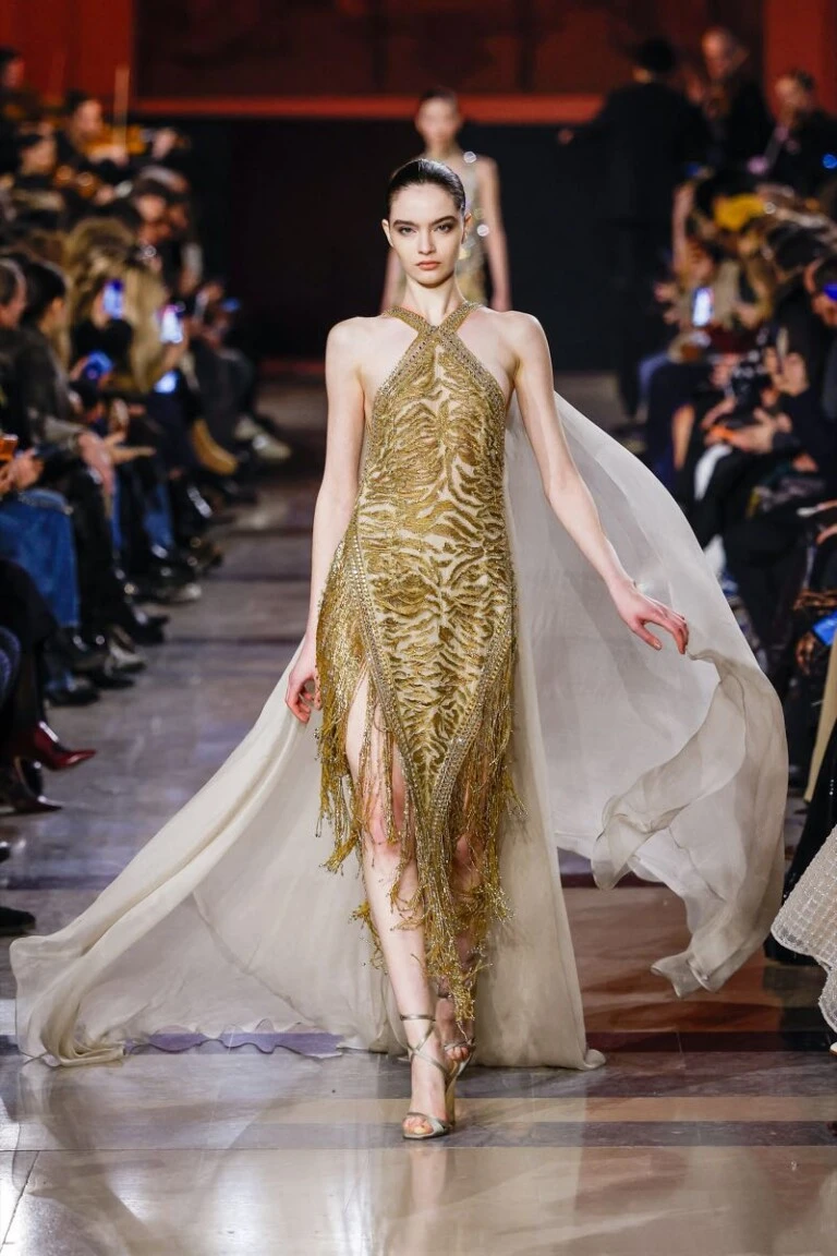 Desfile Elie Saab, colección Haute Couture primavera verano 2026