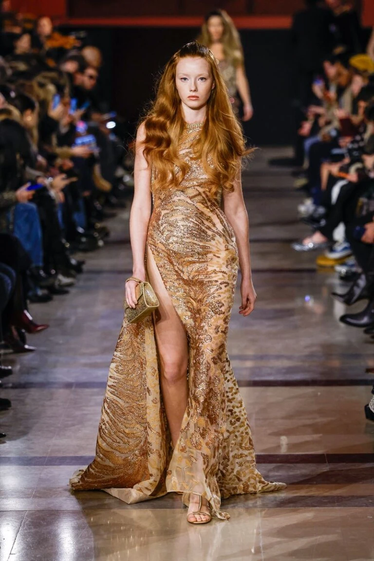 Desfile Elie Saab, colección Haute Couture primavera verano 2026