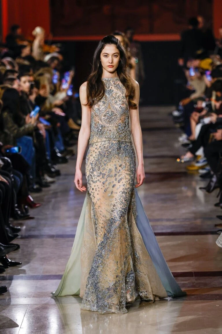 Desfile Elie Saab, colección Haute Couture primavera verano 2026