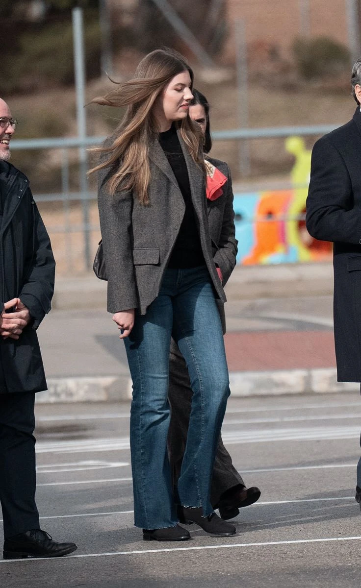 La princesa Sofia en Madrid.