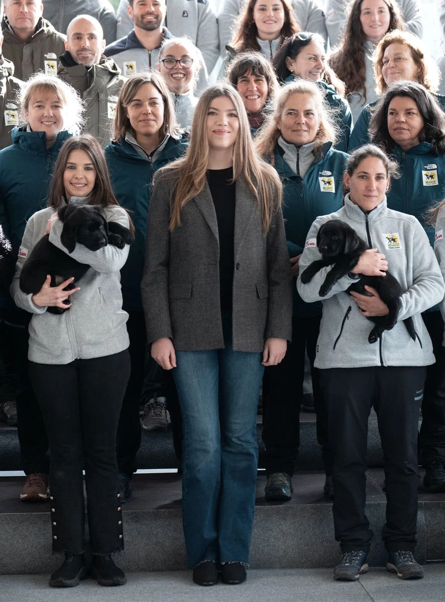 La princesa Sofia en Madrid.