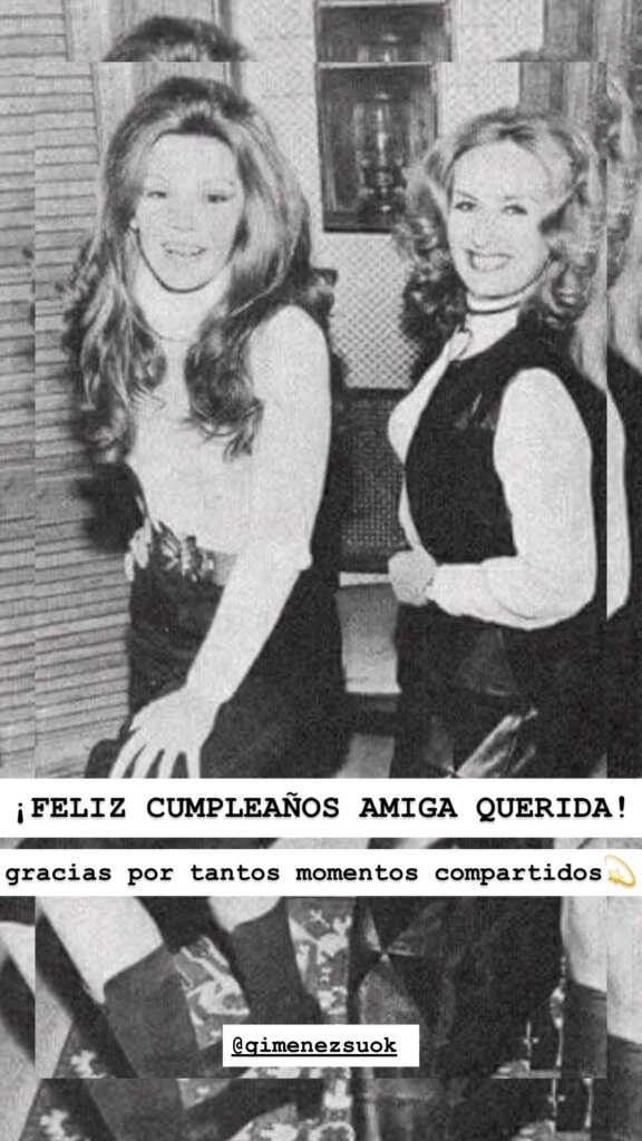 El mensaje de Mirtha Legrand a Susana Giménez por su cumpleaños. Foto: Instagram