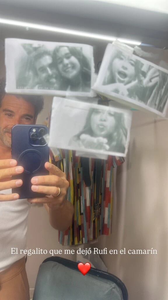 El regalo que le dejó Rufina a su papá en plena jornada de trabajo en Córdoba. Foto: Instagram