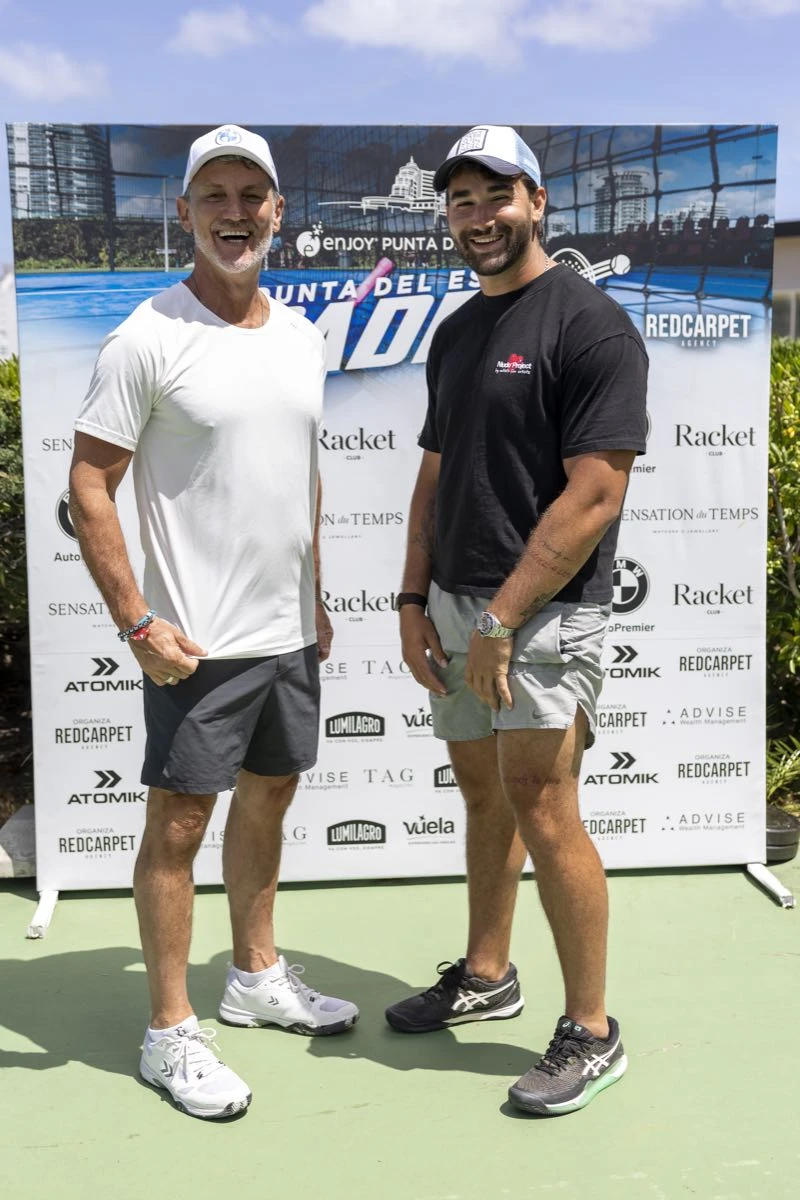 Leo Mateu y Felix Cubas organizadores del Torneo de Punta del Este
