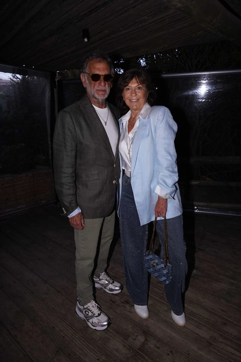 Luis Braverman y su mujer