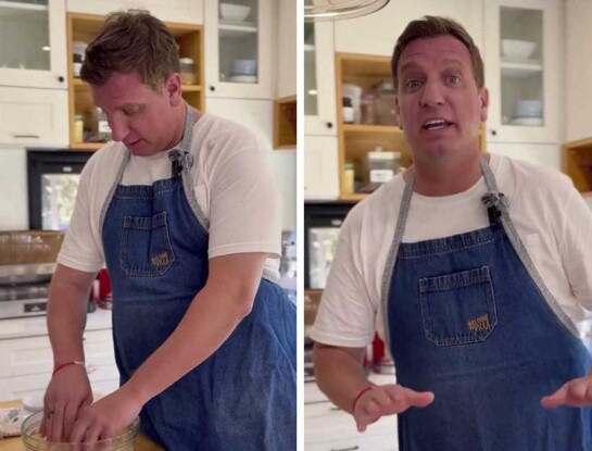 El truco de Maxi López para "revivir" el pan duro que aprendió en MasterChef