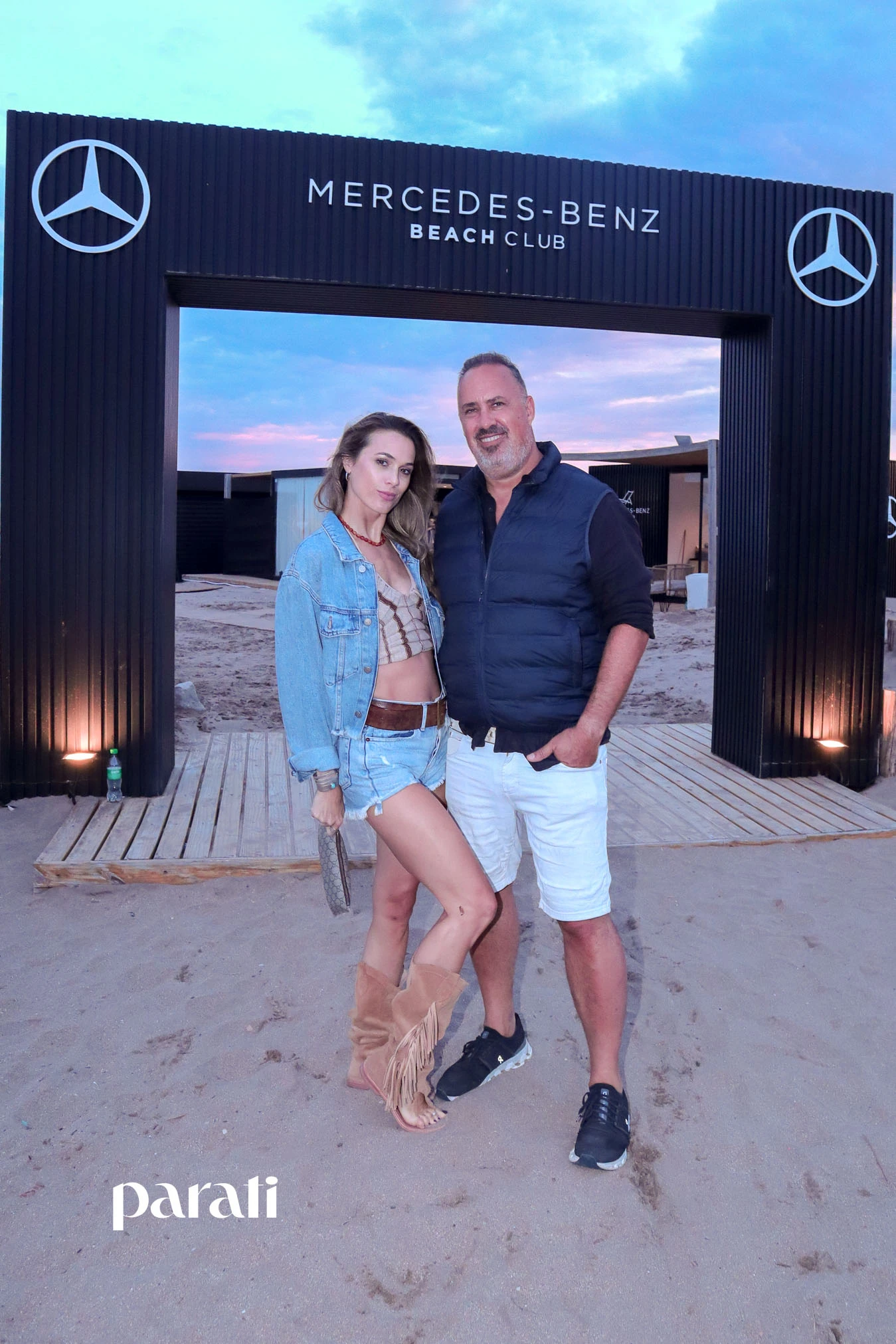 Chechu Bonelli y Charly Ronco.