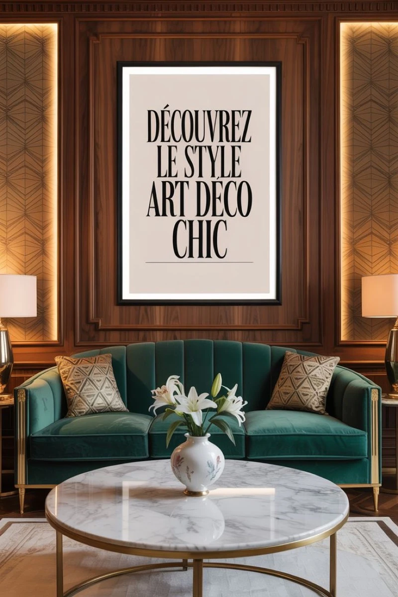 Este nuevo Art Déco no mira al pasado con nostalgia literal, sino con intención: rescata su espíritu sofisticado y lo reinterpreta 