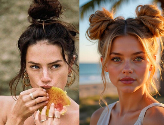 Peinados para la playa con rodete: ideas frescas y cancheras para el verano