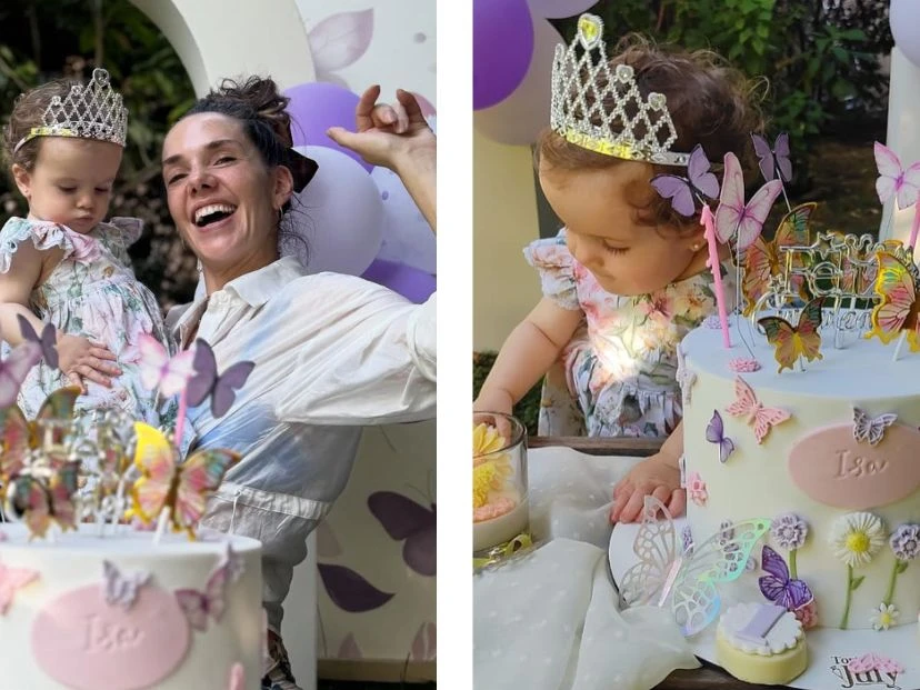 Las fotos del cumple de Isabella, la hija de Julieta Nair Calvo