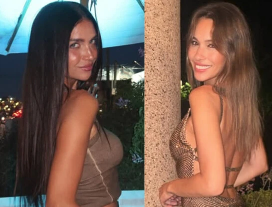 Pampita y zaira rayas