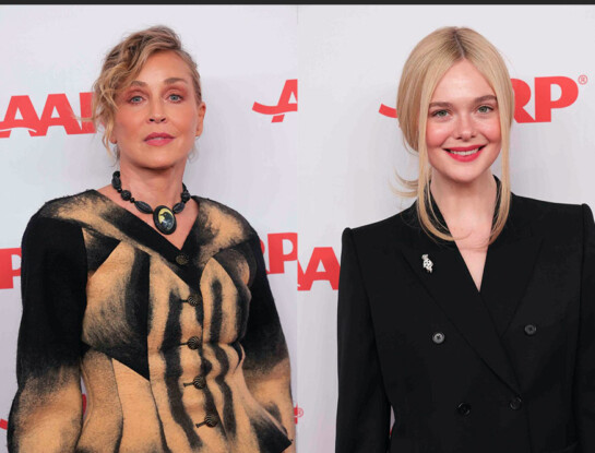 Vidriera: de Sharon Stone a Elle Fanning, los looks de las estrellas deslumbraron en Beverly Hills