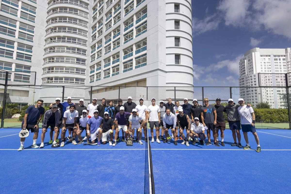 Todos los participantes de la Punta del Este Padel Cup.