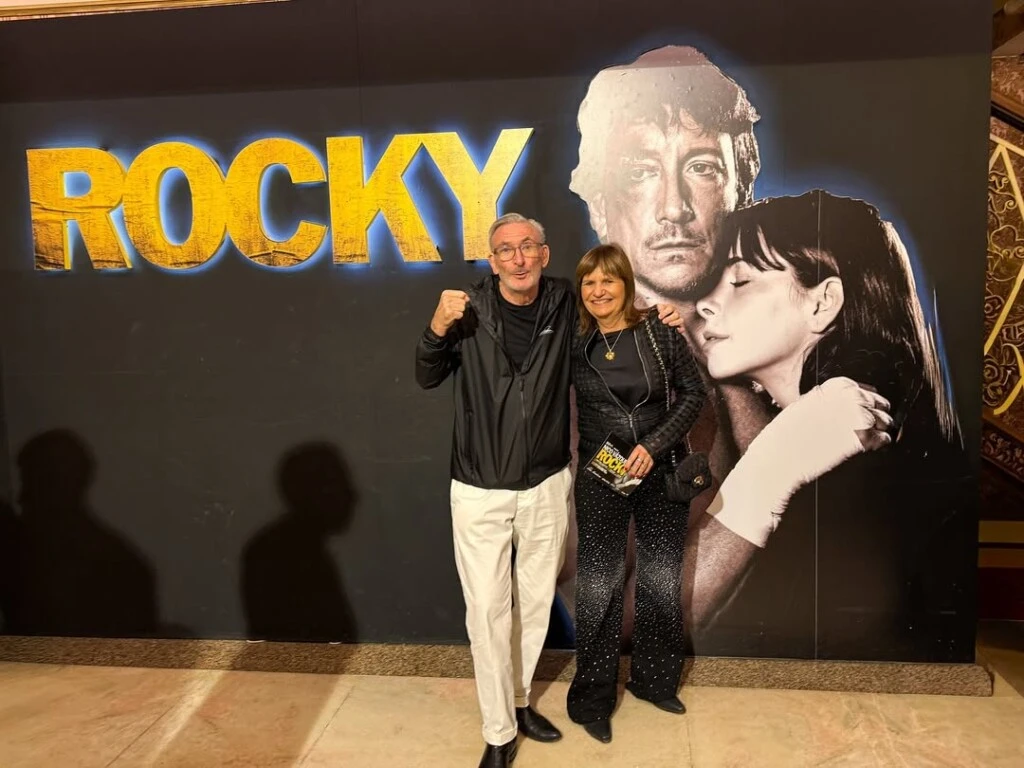 Patricia Bullrich y Guillermo Yanco, cuando fueron a ver Rocky