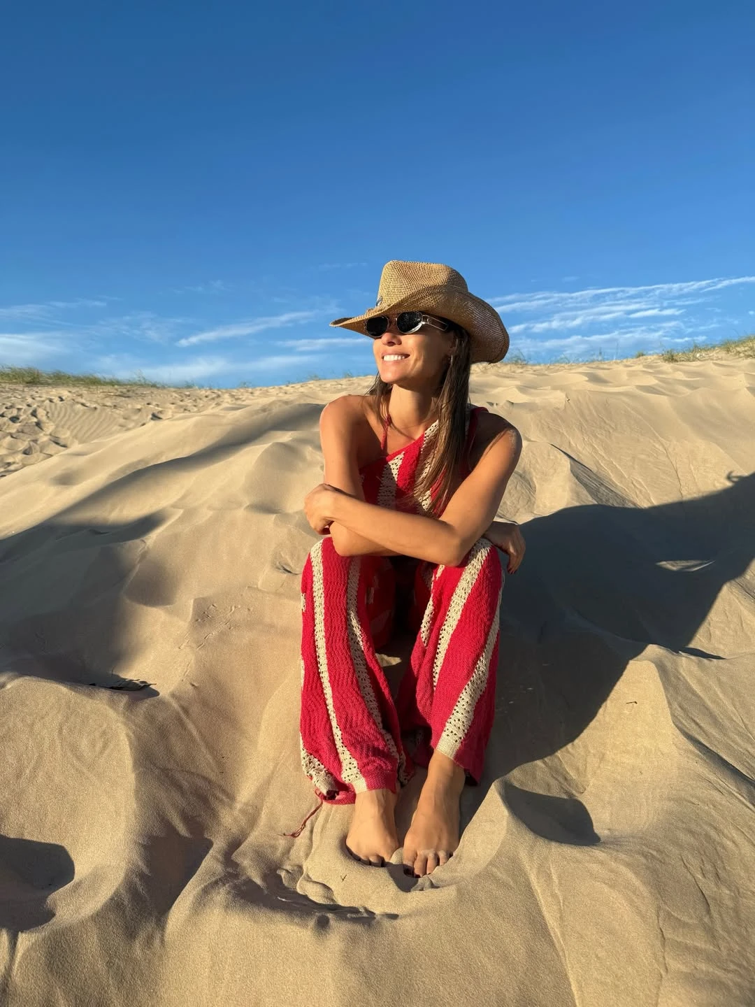 Pampita y el set tejido que define el verano 2026: estilo boho chic en Punta del Este