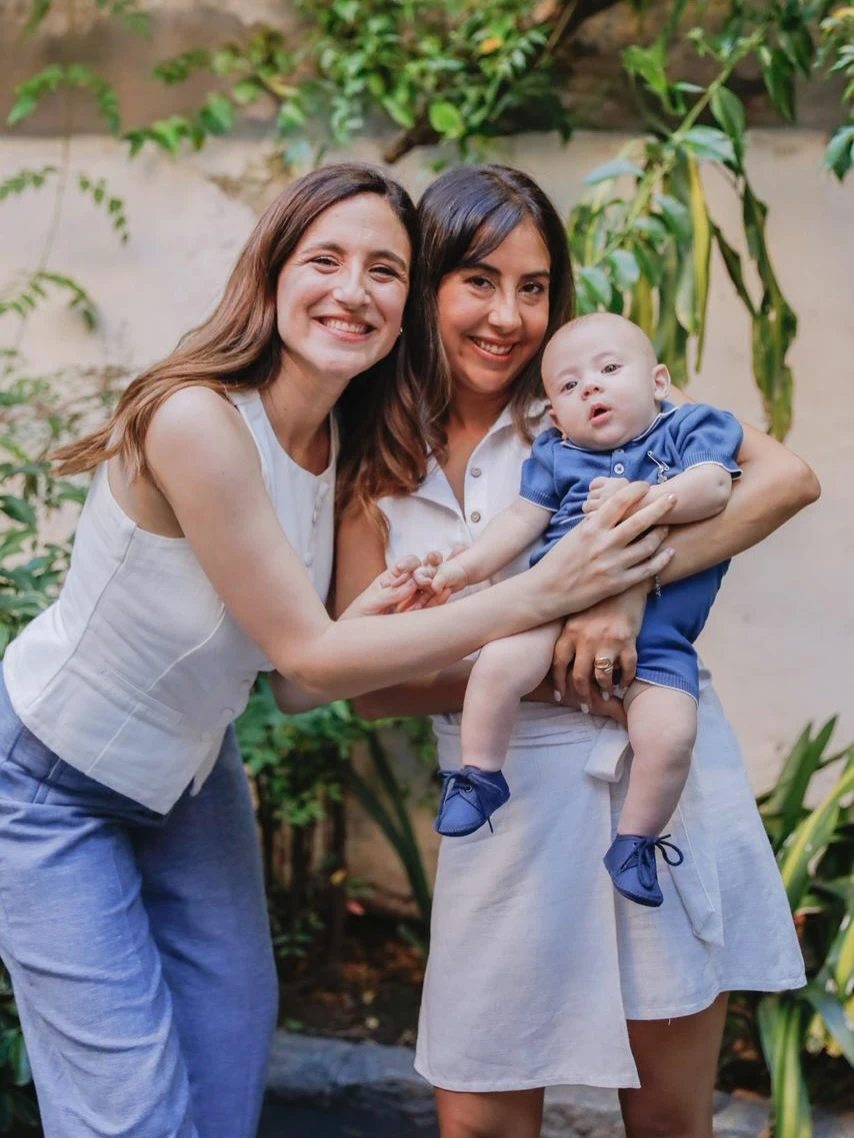 El emotivo bautismo de Vicente, el hijo de Carolina Amoroso y Guido Covini