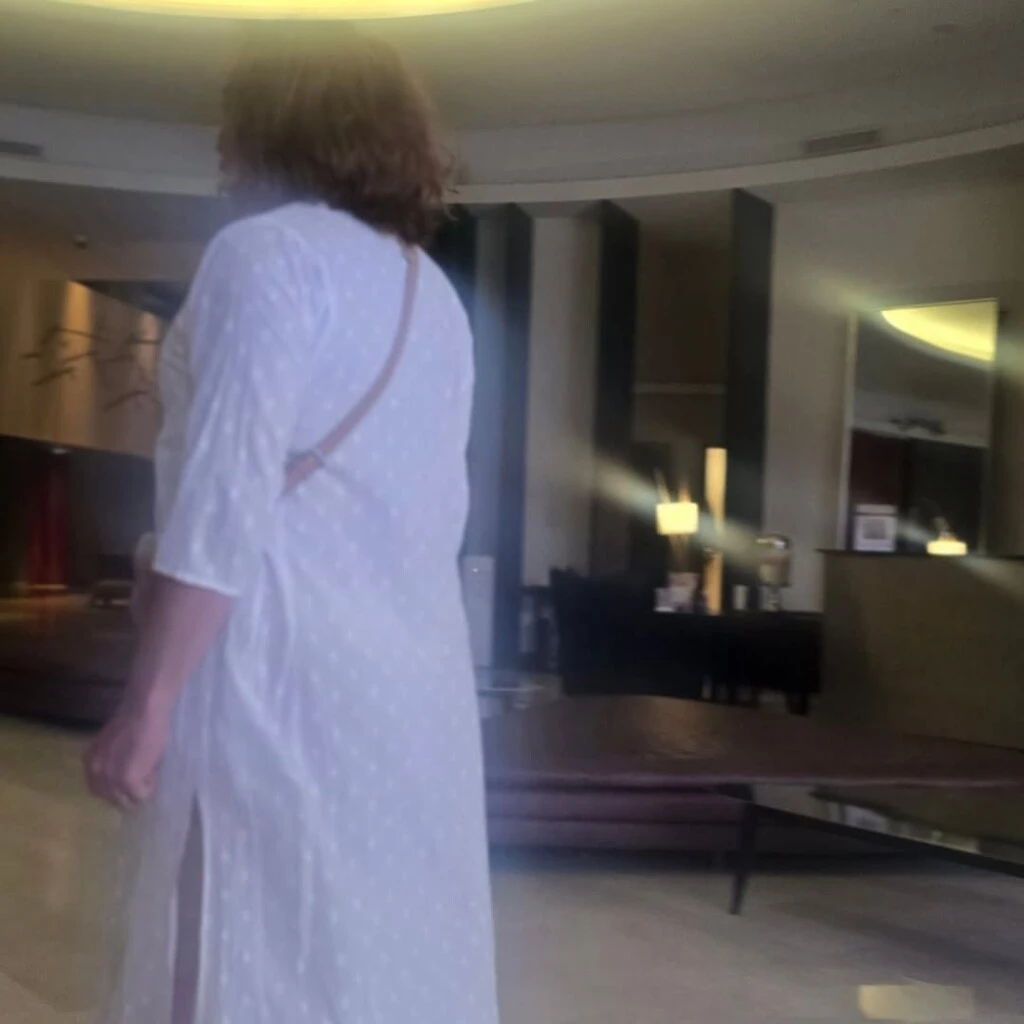 La producción de fotos de Lizy y su hijo, Tati. Foto: IG