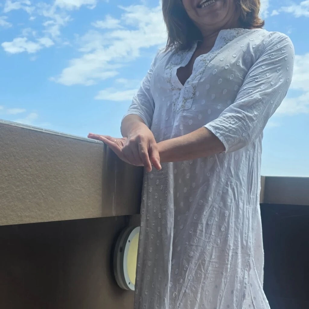 La producción de fotos de Lizy y su hijo, Tati. Foto: IG