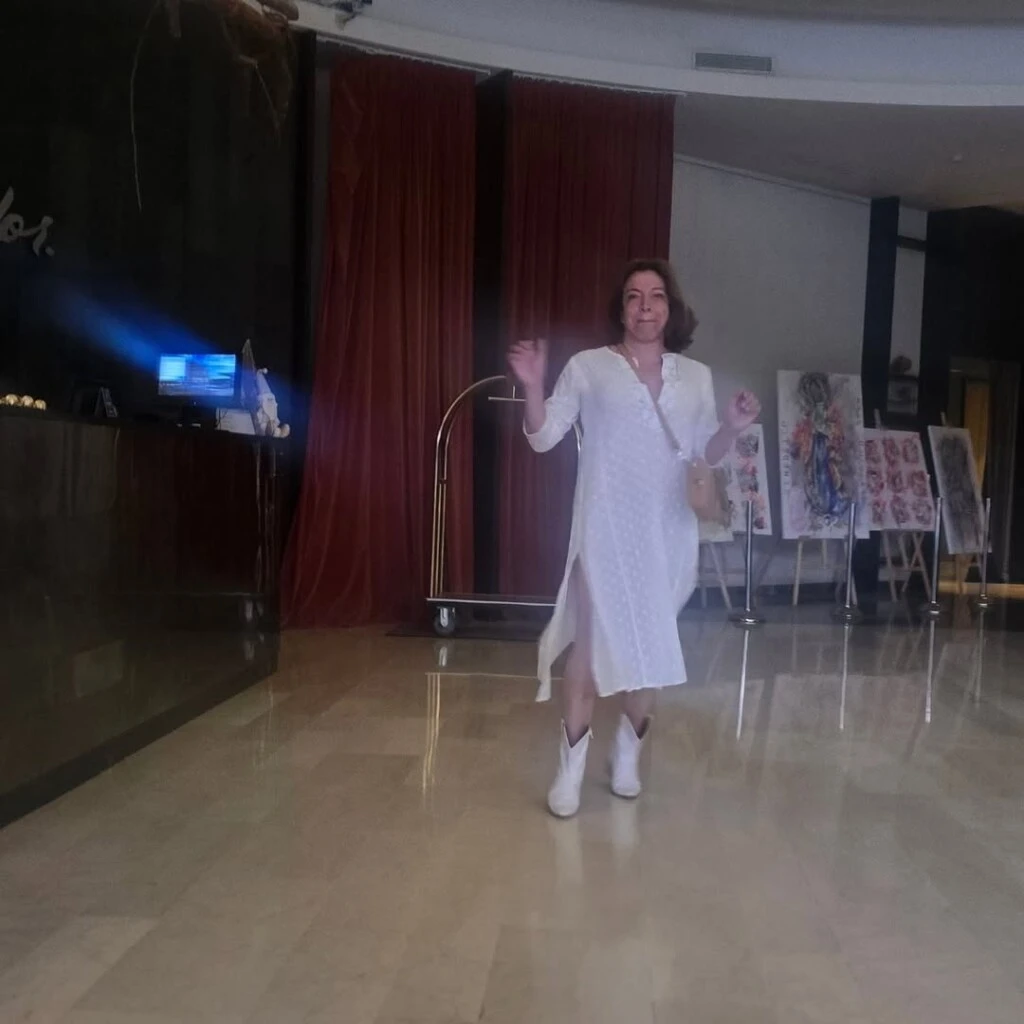 La producción de fotos de Lizy y su hijo, Tati. Foto: IG