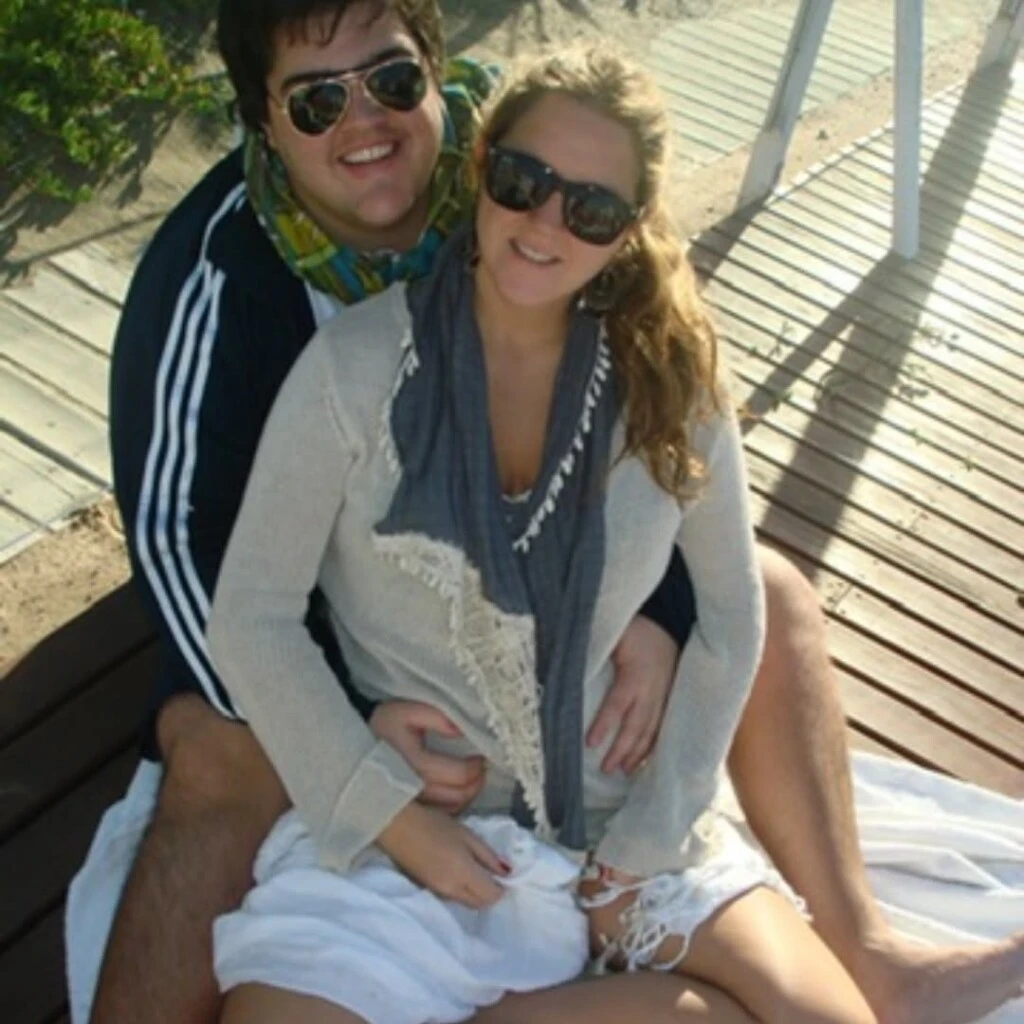 Barassi y Lucía cuando eran jóvenes. Foto: IG