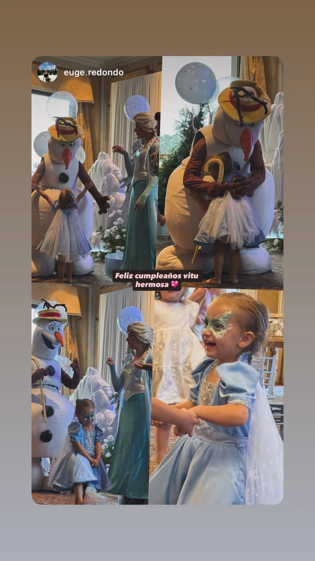 Así fue el cumpleaños soñado de Vita, la hija de Cande Ruggeri y Nico Maccari