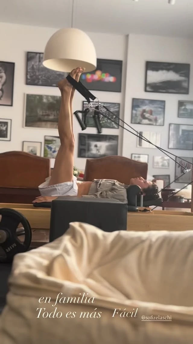 Christian Petersen mostró una escena íntima de Sofía Zelaschi