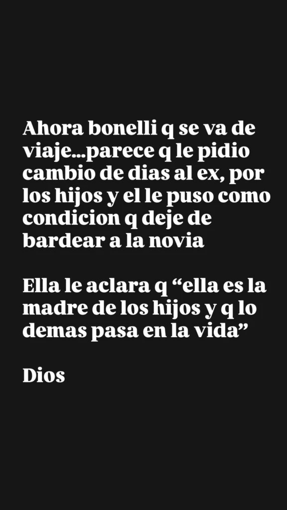 Yanina Latorre contó qué dicen los mensajes que le manda Chechu a Cvitanich. Foto: IG