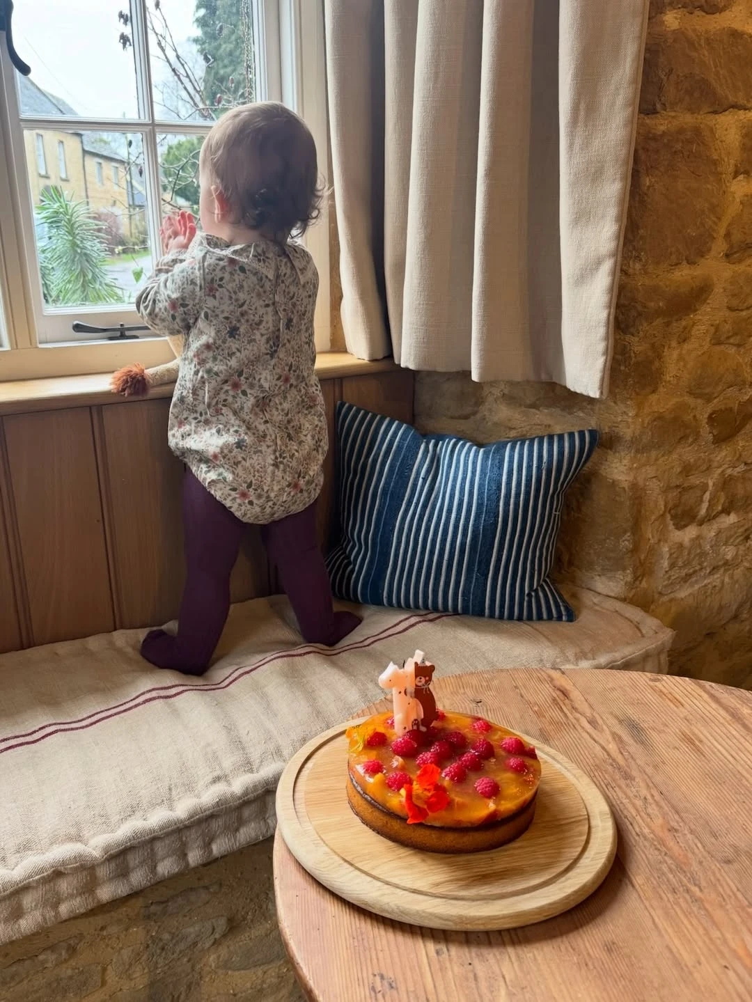 La beba celebró un año de vida. 