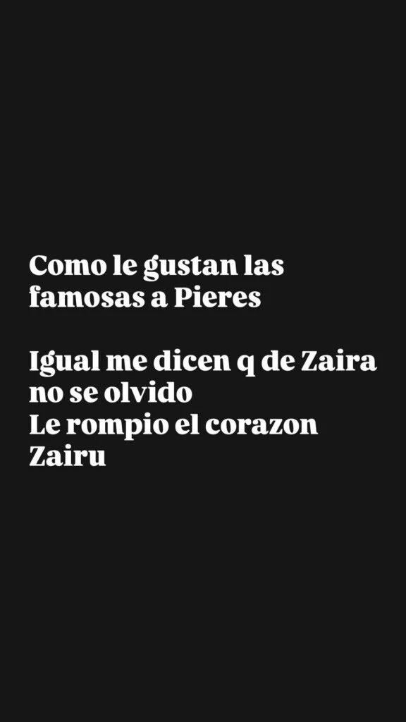 Yanina Latorre contó detalles exclusivos sobre la relación entre Chechu y Pieres. Foto: IG