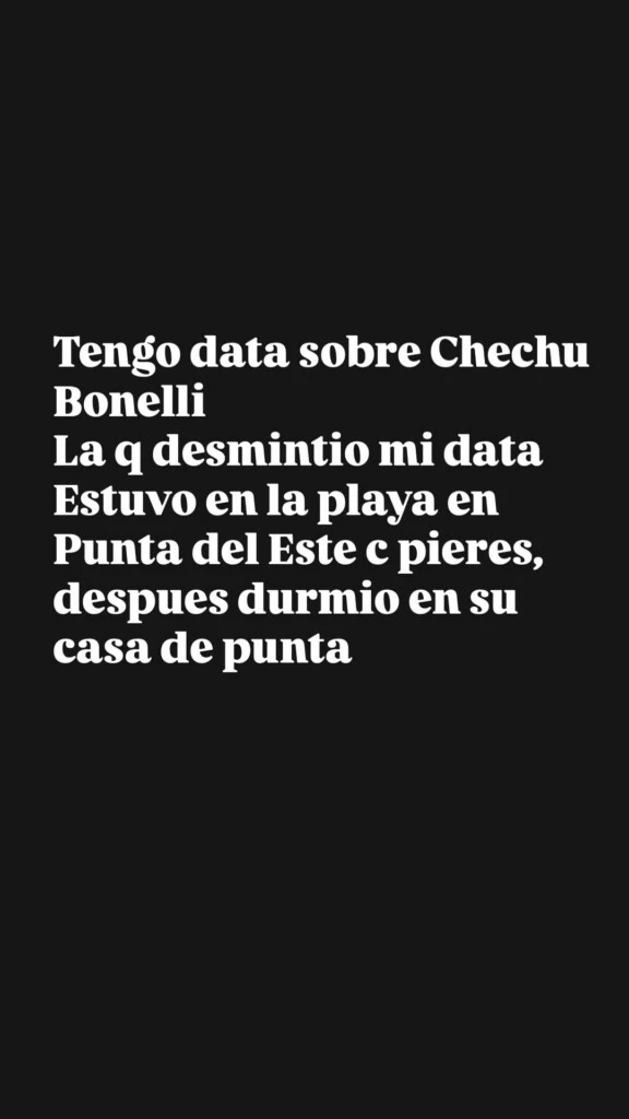 Yanina Latorre contó detalles exclusivos sobre la relación entre Chechu y Pieres. Foto: IG